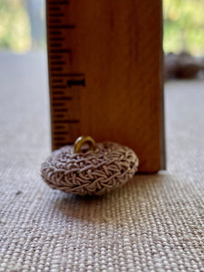Hand-Crocheted Vintage Button