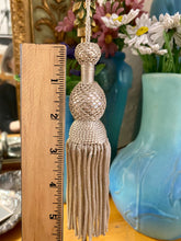 Load image into Gallery viewer, Two Different Choices Silver Metal Bullion Tassels