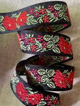 Load image into Gallery viewer, Roses &amp; Florals Vintage Woven Ribbon