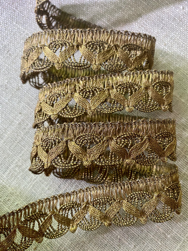 Vintage Gold Metal Trim