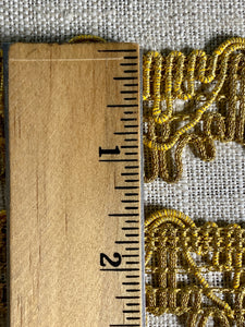 Heavy Antique Gold Metal Cord Trim