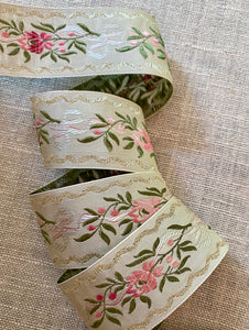 Antique French Ribbon Ombre Flowers & Bows