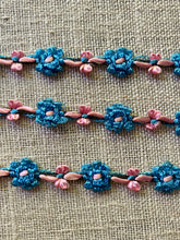 Load image into Gallery viewer, French Pink and Blue Rococo Antique Trim