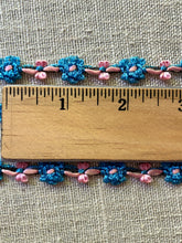 Load image into Gallery viewer, French Pink and Blue Rococo Antique Trim