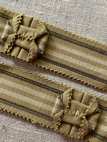 Hand Pleated French Ribbon Trim