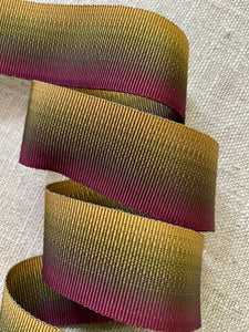 Two Different New Old Stock French Ombre Ribbons