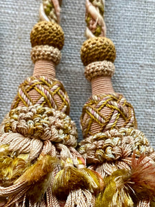 Pair of Antique Hand Made Silk Passementerie Tassels