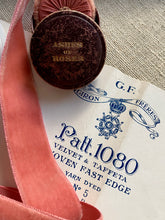 Load image into Gallery viewer, French Ashes of Roses Velvet Antique Ribbon