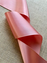 Load image into Gallery viewer, Single Faced Pink Satin Antique Ribbon