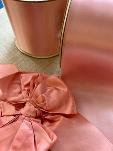 Single Faced Pink Satin Antique Ribbon