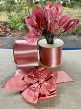 Load image into Gallery viewer, Single Faced Pink Satin Antique Ribbon