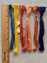 Load image into Gallery viewer, Antique Linen Floss in Arts and Crafts Colors