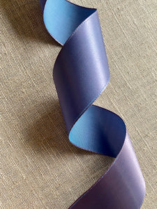 Navy Blue Silk Satin Ribbon