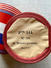 Load image into Gallery viewer, French Patriotic Antique Ribbon
