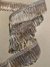 Load image into Gallery viewer, Vintage French Silver Metal Fringe