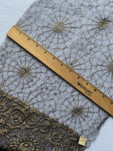 Load image into Gallery viewer, Antique French Gold Metal and Net Lace