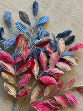 Load image into Gallery viewer, Vintage Millinery Leaves Pink or Blue