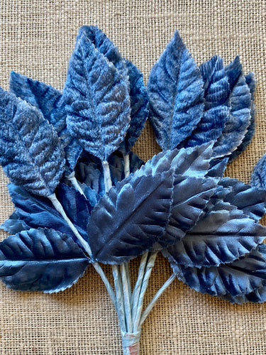 Vintage Millinery Leaves Bunch of Ten