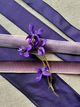 Load image into Gallery viewer, French Ombre Ribbon Violet Plum
