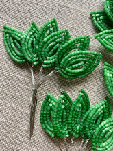 Load image into Gallery viewer, Vintage French Beaded Leaves