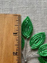 Load image into Gallery viewer, Vintage French Beaded Leaves