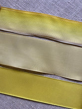 Load image into Gallery viewer, French Yellow Ombre Vintage Ribbons by the yard