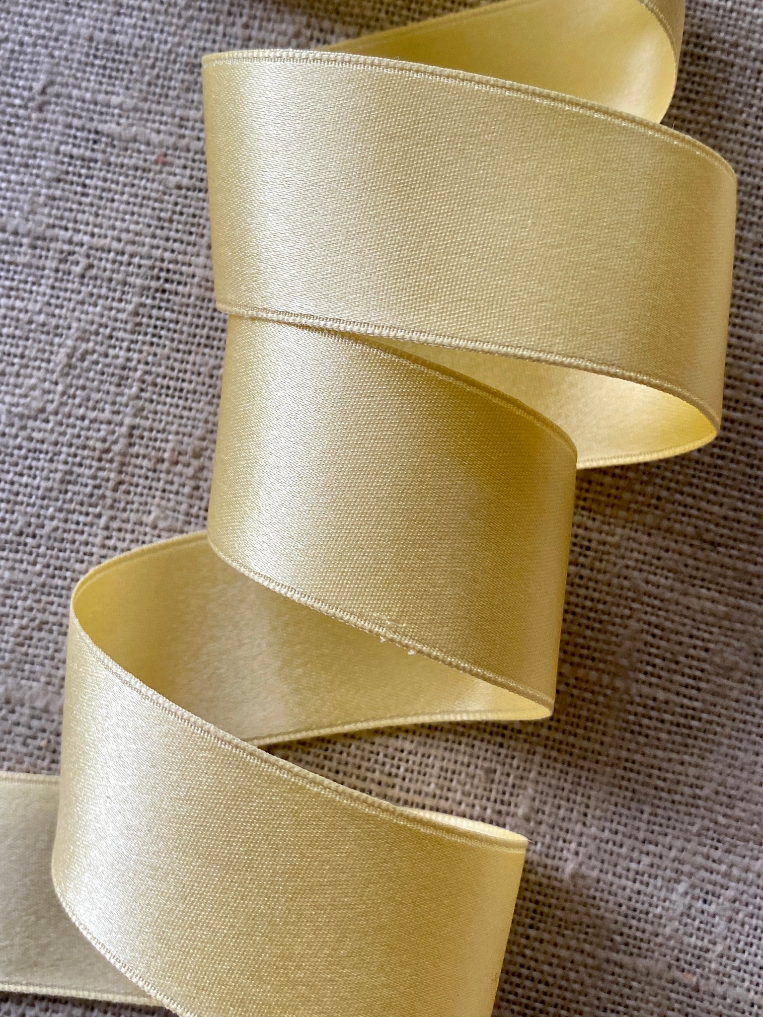 Single Faced Satin Vintage Ribbon by the Roll - Pale Lavender Blue Sin –  Vintage Passementerie