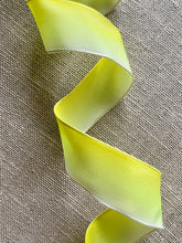 Load image into Gallery viewer, French Yellow Ombre Vintage Ribbons by the yard