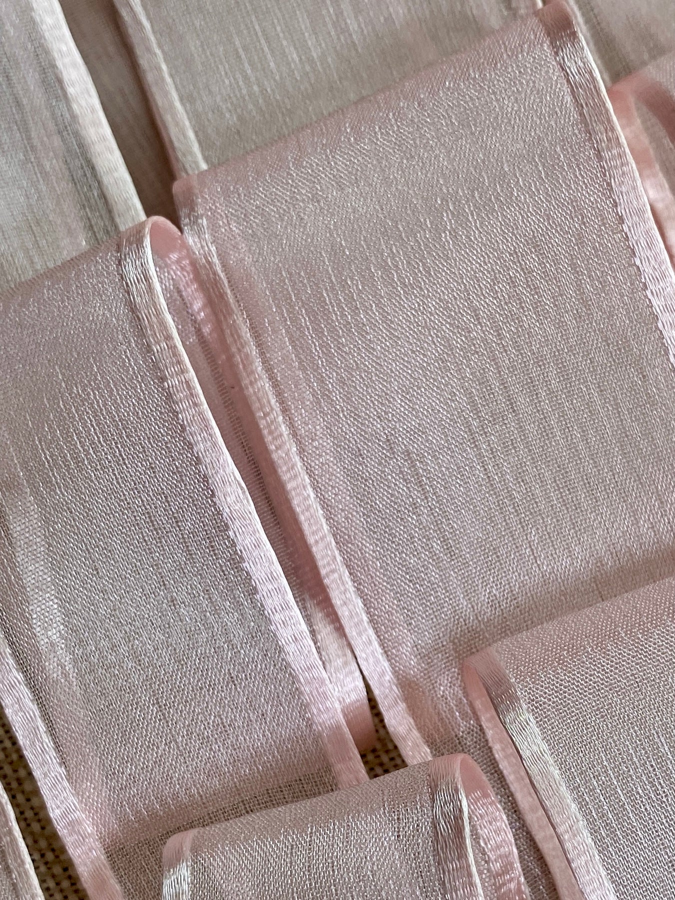 Stretch Organdy Ribbon Mokuba Organdy Ribbon with Satin Edges – Vintage Passementerie
