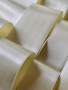 Mokuba Quality Cream Satin Ribbon