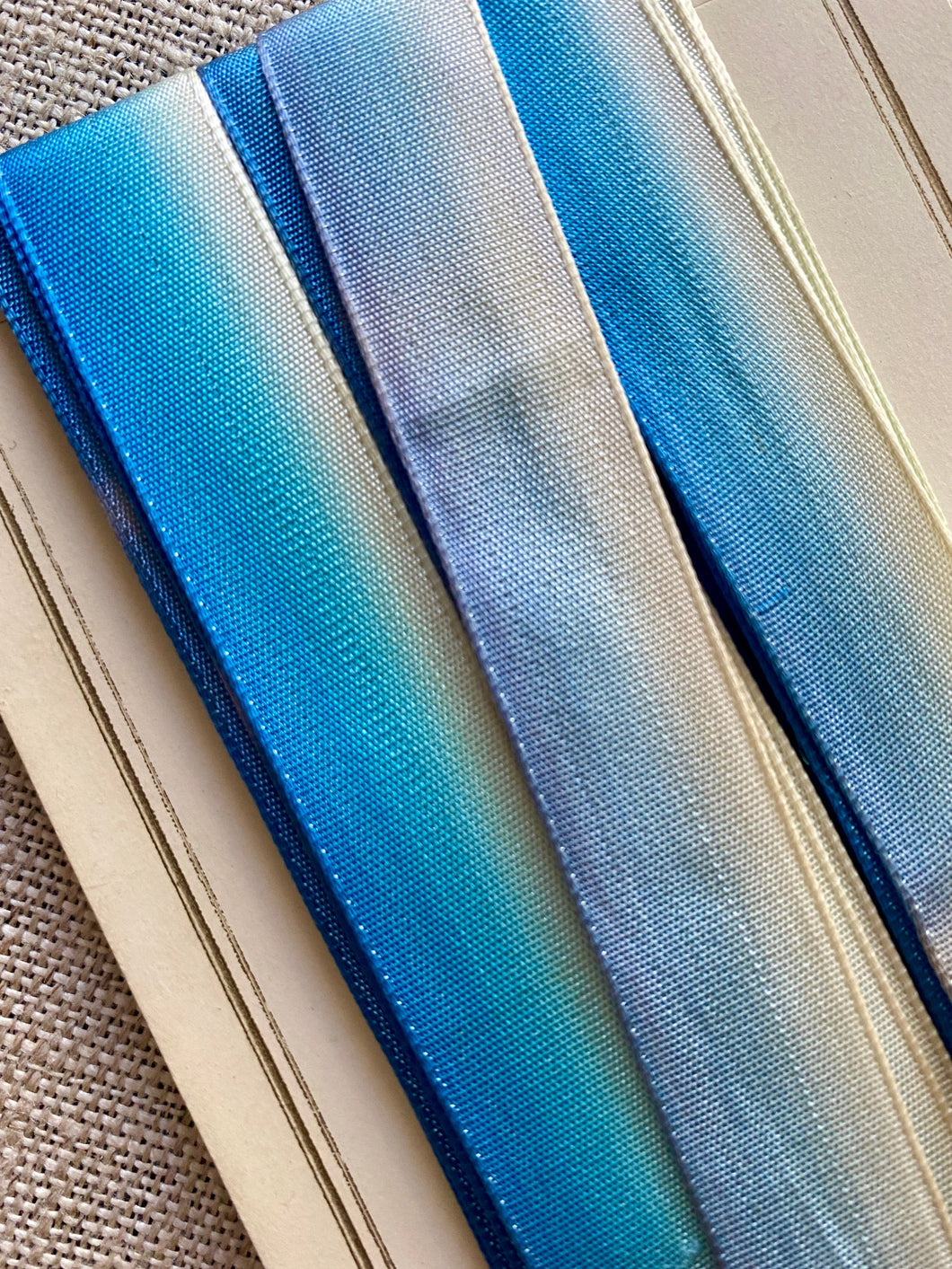 French Ombre Antique Ribbons for Flowers