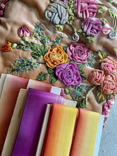 Load image into Gallery viewer, French Ombre Antique Ribbons for Flowers