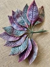Load image into Gallery viewer, Vintage Millinery Velvety Leaves