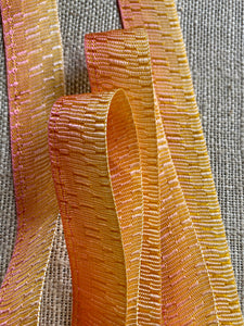 Antique French  Textured Ombre Ribbon