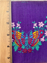 Load image into Gallery viewer, Vintage Embroidered Butterfly Slipper Vamps