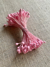 Load image into Gallery viewer, Vintage Flower Stamens in Pink or Blue