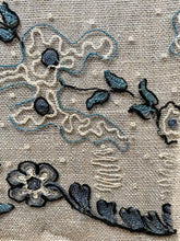 Load image into Gallery viewer, Antique Tambour Embroidered Net Yardage