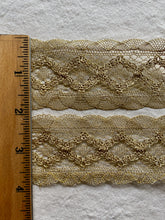 Load image into Gallery viewer, Vintage French Gold and Silver Lace