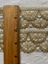 Load image into Gallery viewer, Vintage French Gold and Silver Lace
