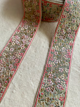 Load image into Gallery viewer, Vintage French Ribbon Pink Ombre Floral