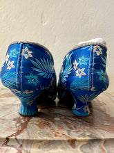 Load image into Gallery viewer, Antique Hand Made Silk Brocade Shoes