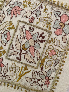 Ottoman Gold and Silk Antique Embroidery