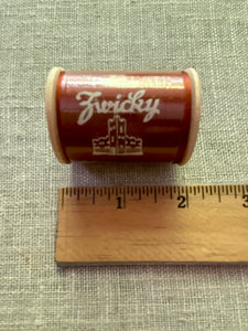 Vintage Zwicky Swiss Silk Sewing Thread Rust