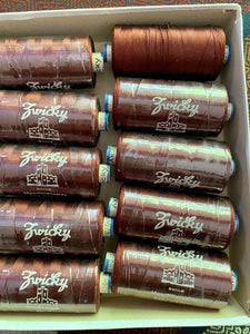 Vintage Russet Swiss Silk Thread