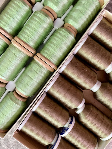 Vintage Spools of Silk Twist 