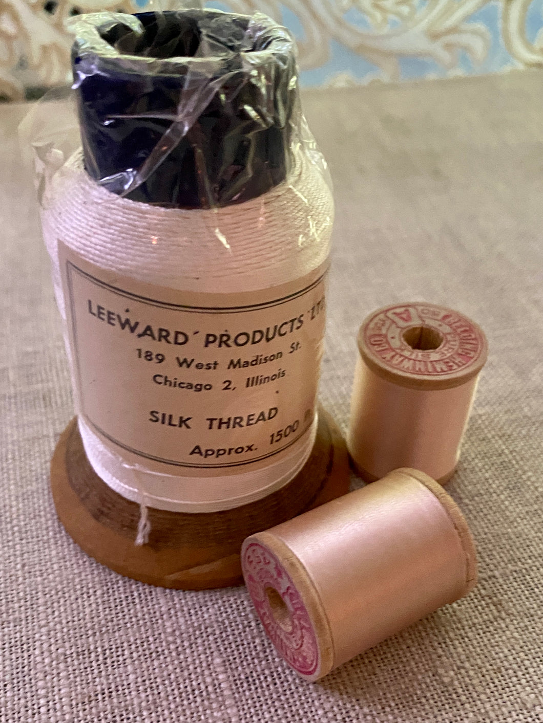 Vintage Silk Thread Large Spool