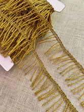 Load image into Gallery viewer, Gold Metal Fringe - French