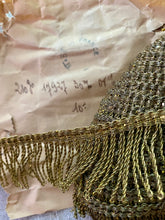 Load image into Gallery viewer, Antique French Gold Metal Bullion Fringe