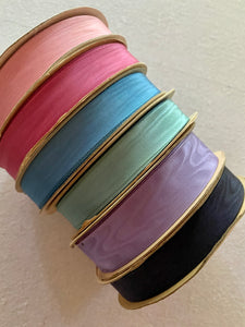 Vintage Ribbon by the Roll - Moire Ribbon