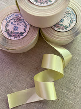 Load image into Gallery viewer, Vintage Double Faced Satin Ribbon Nile Green - By the Roll
